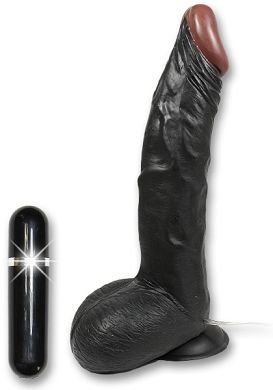 28 x 5,5 cm COXXX Vibrating Dong black