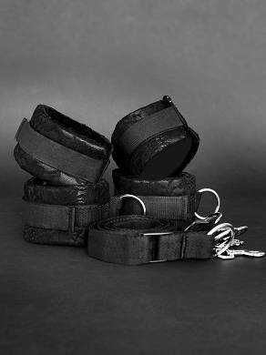 Ann Summers Frauen Neu Underbed Kit Schwarz Fesseln Set Bondage Sex Erwachsene