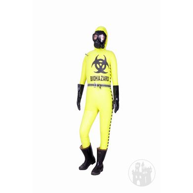 Aufblasbarer Reaktor Catsuit mit Maske aus Latex