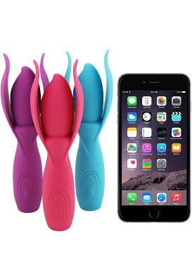15 x 3,5 cm Man Nuo Tasha Bluetooth 4.0 Vibrator red