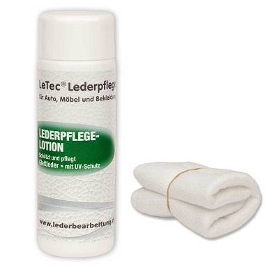 LeTec Lederpflegelotion 150 ml - dauerhafte Pflege und Rückfettung f. Glattleder
