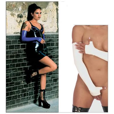 Latex Armstulpen