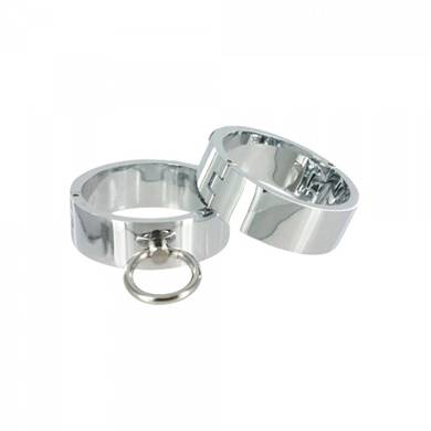 Handschellen verchromt - M/L - in Silber
