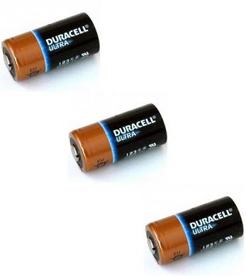 3x Batterie CR2 Duracell Ultra 3V Lithium Duralock - DLCR2 ELCR2 CR15H270, Bulk