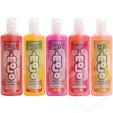 Doc Johnson Massagegleitmittel - Hot Motion Lotion - (5er-Pack)