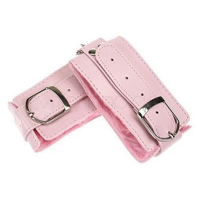 Naughty grrl toyz Pink Plush Fufesseln