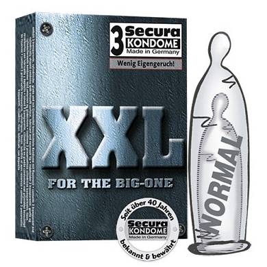 Secura XXL Kondome - 3 Stck