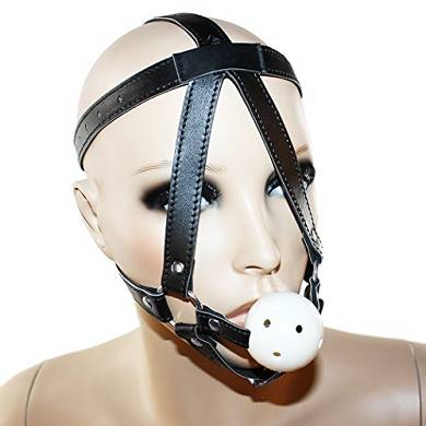 Mundknebel #7076 Kopfharness mit Ballknebel