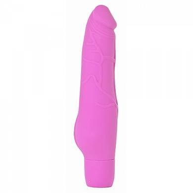 Silikon-Penis Vibrator - 20 x 5,1 cm - in Rosa