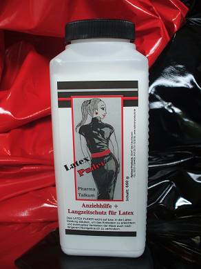 Latex Pflege Latexpuder Anziehhilfe 650 g Wiethals Flasche Pharma Qualitt NEU