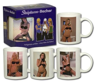 Striptease-Tasse Girl in Wei