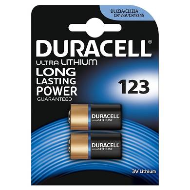 10 x Duracell CR123A Lithiumbatterie CR123 CR 123 123A