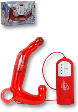 14 cm - Mens Pleasure Wand RED - Prostata Stimulator