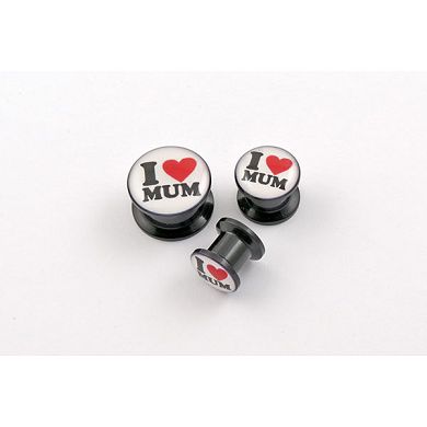 Ohrplug Tunnel i love my mum