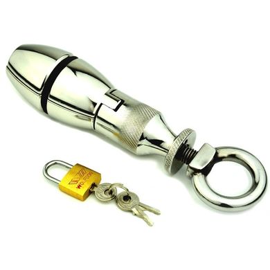  Buttplug Analplug XXL Ass Lock spreizbar Stainless Steel Asslock Anal Bombe Edelstahl