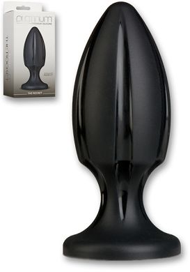 12 x 4,6 cm Plug Doc Johnson Platinum Silicone The Rocket black