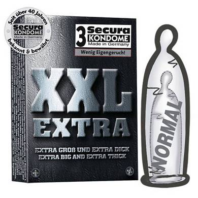 Secura XXL Extra Kondome - 3 Stck