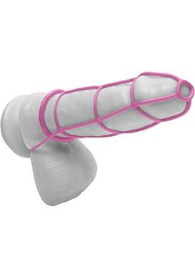 Pipedream - Fetish Fantasy Elite - Cockcage and Ring Set Pink. 1er Pack
