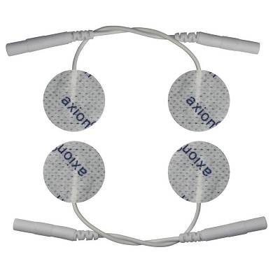 4 x Elektroden 25mm klein Gesicht / Elektroakupunktur TENS EMS Reizstrom Gert