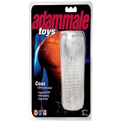 Coax TPR Stroker, Clear
