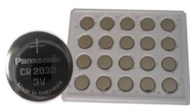 20x CR2032 Knopfzelle 3V Batterie Panasonic