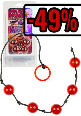 JELLY SOFT Analkugeln rot
