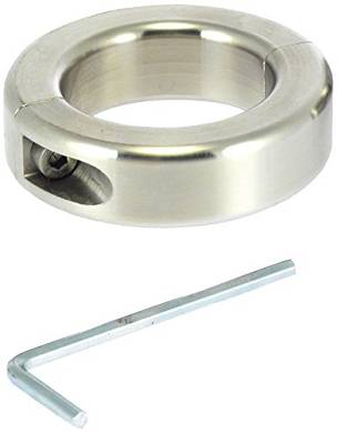 Erotic Fashion ra7380 Ballstretcher. Silber Metallmesser 32 mm. 1er-Pack (1 x 1 Stück