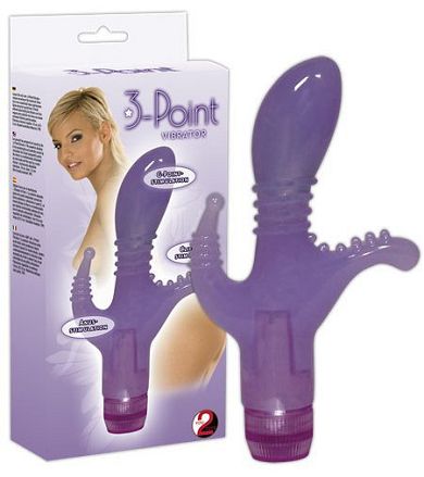 3-Point G-Punkt-Vibrator (lila)