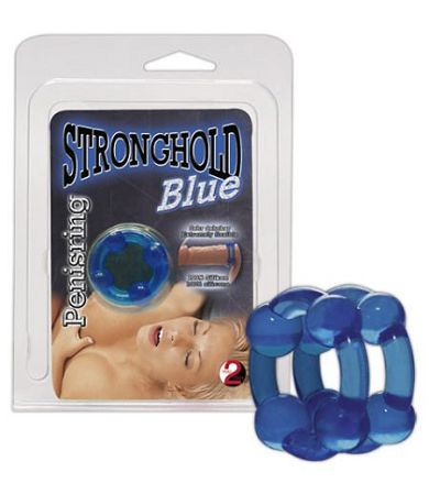 Silikon Doppel Penisring (blau)