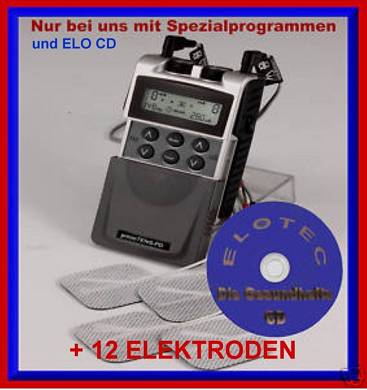TENS GERÄT REIZSTROM +12 ELEKTRODEN SCHMERZEN ELEKTROTHERAPIE MUSKEL STIMULATION