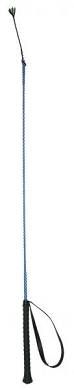 Reitgerte Springgerte Dressurgerte 90 cm blau weiß