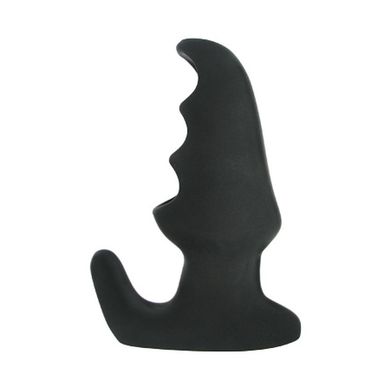 14 x 6 cm Master Series Incisor Silicone Stimulator Prostata Plug black
