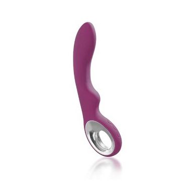 Deluxe G Punkt Silikon Vibrator S3 mit Klitoris Stimulation. Akkutechnologie
