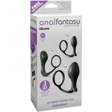 Anal Fantasy - Ass Gasm Trainer Trio Plug Set