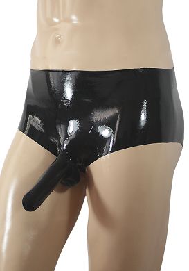 Latex Herren - Slip mit Penishlle