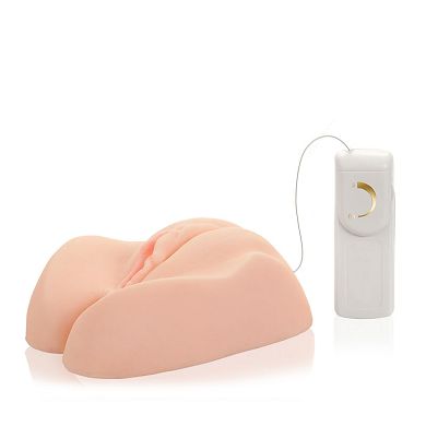 Natur-Masturbator mit Vibration, 16 cm