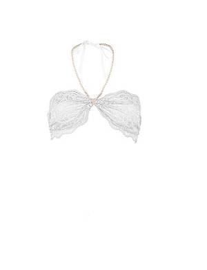 TOP Perlen-BH ? wandelbar zum Bandeau-Top (A/B Cups) wei