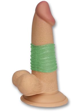Cocksleeve Doo clear green gerillt 1,8 cm