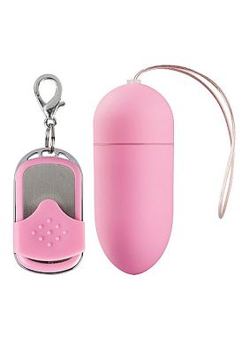 Shots Toys 10 Speed Remote Vibrating Egg - BIG - Pink