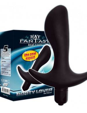 HOT FANTASY Booty Lover - Anal Vibrator schwarz
