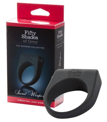 Grauer Penisring mit Vibration