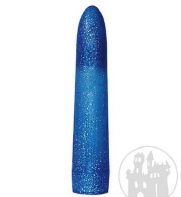 Glitzervibrator blau