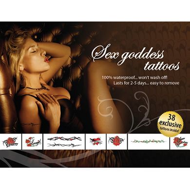 38er Tattoo Set - Sex Goddes