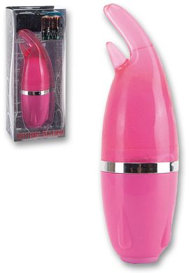 13,5 x 3,7 cm Vibrator Tri-Prong Tickler pink