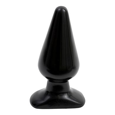 Black Butt Plug Large, 14 x 5 cm