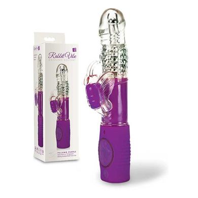 23,5 x 3,8 cm TOPCO Dazzling Delight Rabbit Vibe purple - Akku Power
