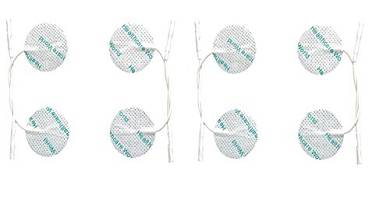 Elektroden / Pads für TENS und Reizstromgeräte. 32mm. rund. 8 Stück