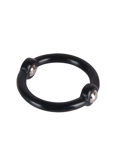 Beaded Cock Ring: Penisring, schwarz