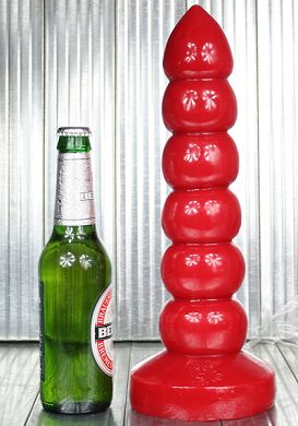 31 x 7 cm TSX Dildo PROSTITUDE red