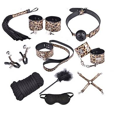 W-Play Sex Werkzeuge 10 Stück unter dem Bett Restraint System Slave S&M Fesseln B